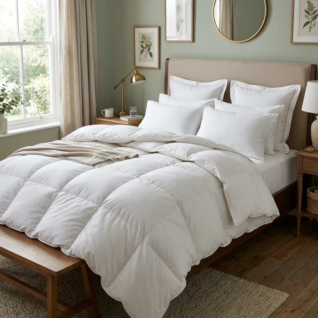 White Goose Feather Duvet
